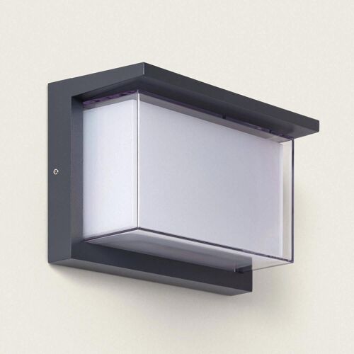 Applique Murale Extérieur Led À Double Diffuseur Sélectionnable Valorian 12 W En Aluminium Cct Anthracite