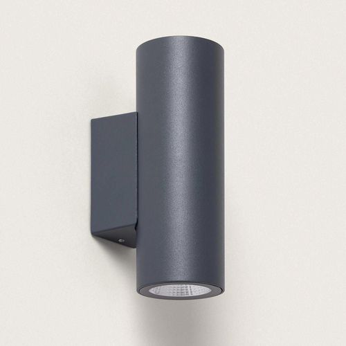 Applique Murale Extérieure Led 12w Aluminium Éclairage Double Face Cct Sélectionnable Satna Anthracite