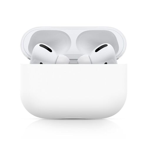 Blanc - Étui Airpods Pro en Silicone souple, housse de protection pour écouteurs Apple sans fil Bluetooth, accessoires