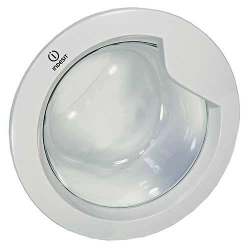 Hublot complet livré sans charnière en mètal Lave-linge (C00270980 ARISTON HOTPOINT INDESIT WHIRLPOOL)