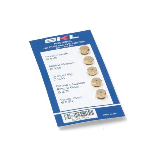 Jeu d'injecteurs gaz butane propane diam 6mm Plaque de cuisson (MGC100UN )