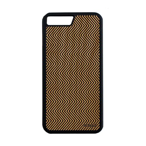 Coque Iphone 8 Plus Bois Silicone Illusion D'optique Housse Portable Motif
