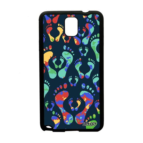 Coque Note 3 Silicone Trace De Pas Smartphone Colore Impression A Samsung Galaxy Note 3