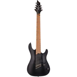 Cort Kx307ms Multi Scale Open Pore Black Guitare Électrique 7 Cordes