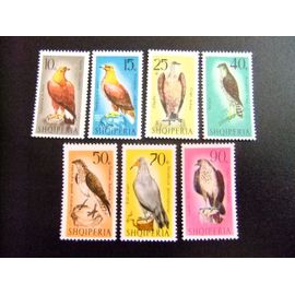 10 Albania Albanie 1966 / Fauna Pajaros Oiseaux / Yvert 948 / 954 Mnh