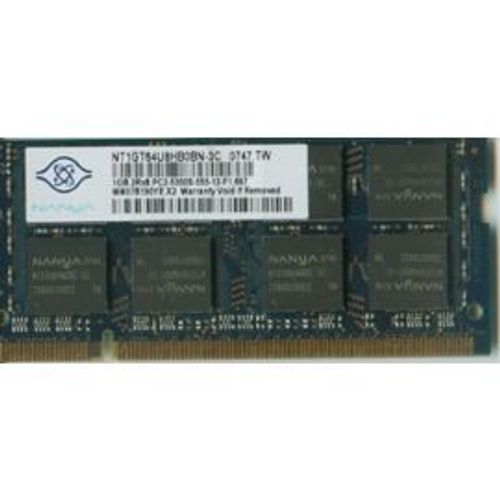 Mémoire NT1GT64U8HA0BN-3C - 1 GB 2RX8 PC2-5300S-555-12-F1 - SO DIMM 200 broches