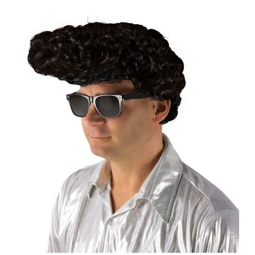 Perruque Banane Rock Noir Homme