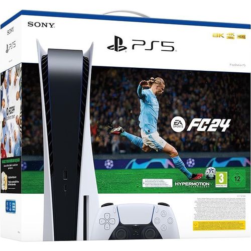 Console Sony PlayStation 5 Edition Standard + EA Sports FC 24 (code dans la boîte)