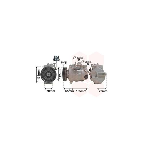 Compresseur D'air Conditionné Pour Mercedes Classe B W246 2.1cdi (Depuis 2011)
