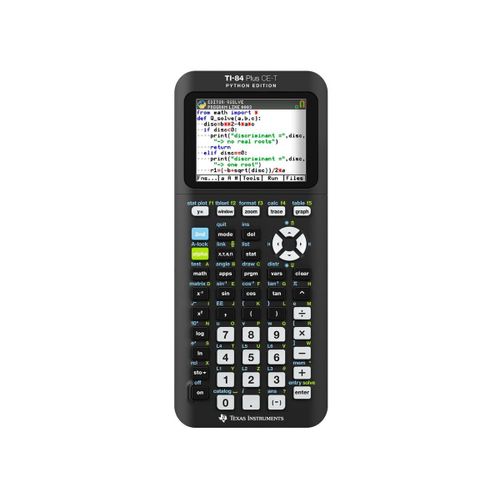 Ti-84 Plus Ce-t Pythoncalculatrice Scientifique