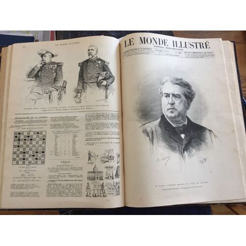 3 Exemplaires Reliés "Le Monde Illustré"