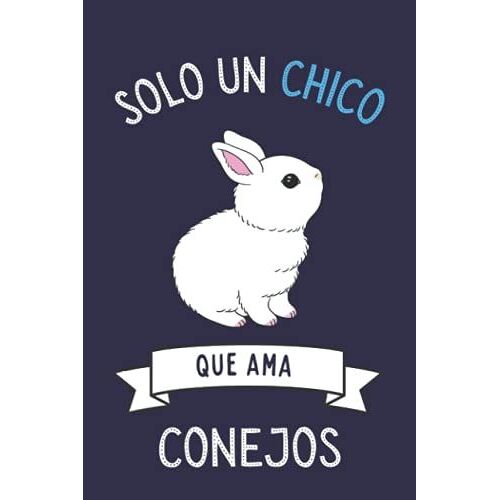 Solo Un Chico Que Ama Conejos: Diario Personal Para Tomando Notas, Un Regalo Original Y Divertido Para Los Amantes De Conejos