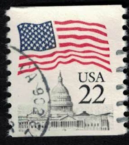 Etats Unis 1987 Oblitéré Rond Used Flag Over The Capitol Drapeau Américain Sur Le Capitole