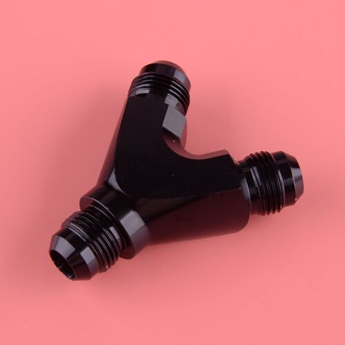 Connecteur Adaptateur En Alliage D'aluminium, Raccord De Nuit De Carburant En Y, Raccord Shucoupler, Universel, Noir, Mâle, An8, 3 Voies