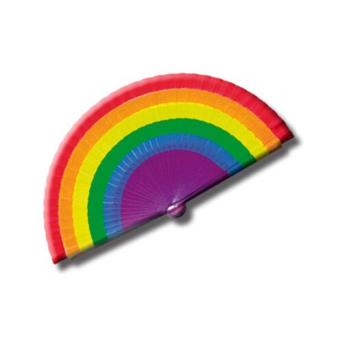 Party Éventail Rainbow 23cm Pride Items