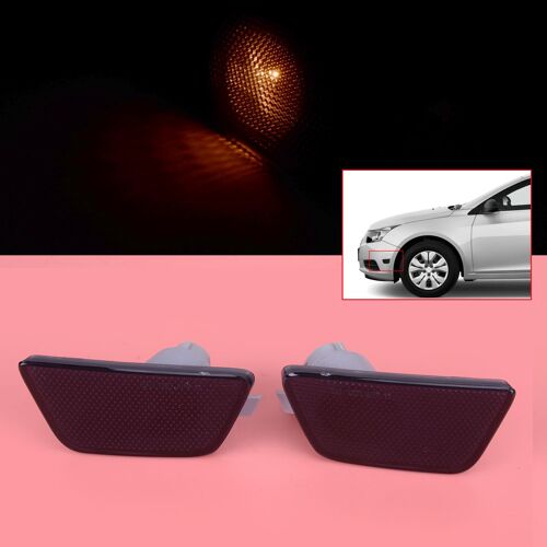 Réflecteurs De Feux Latéraux De Pare-Chocs Avant De Voiture Fumés, 1 Paire, 95022428 95022429, Adaptés À Chevrolet Cruze