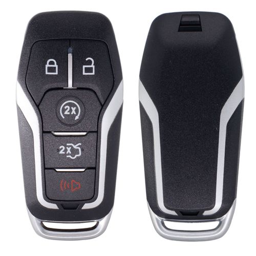 Coque Sans Clé Pour Voiture, Télécommande Intelligente, Étui Non Découpé, Pour Ford F-150 Fusion Edge Mustang Explorer 2015 ? 18 Lincoln Mkz Mkc Mkx, 5 Boutons