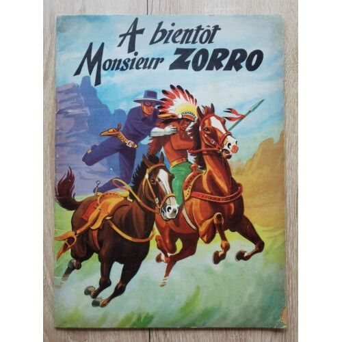 A Bientôt Monsieur Zorro - Eo 1956