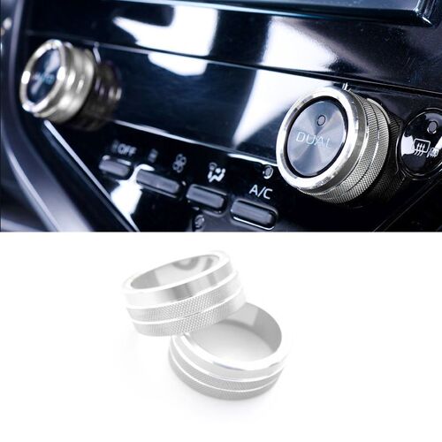 Anneau De Bouton De Commutateur De Climatisation De Console Centrale De Voiture, Décor De Garniture, Argent, Adapté Pour Toyota Camry, Ac Sister, 2018-2022, 2023