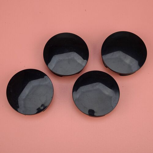 Couvercle De Moyeu De Roue Noir 57mm, 4 Pièces, Couvercle Abs Adapté Pour Un Nouveau Universel