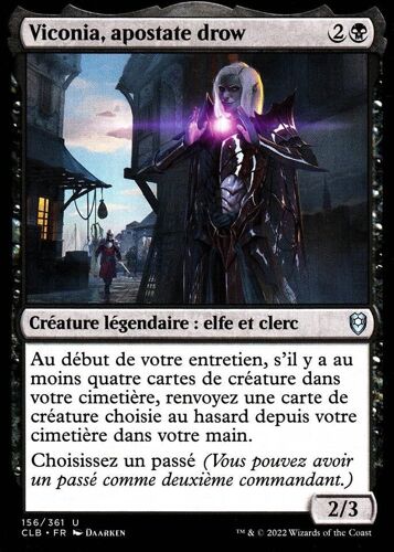 Viconia Apostate Drow - Magic - La Bataille De La Porte De Baldur - U - 156/361