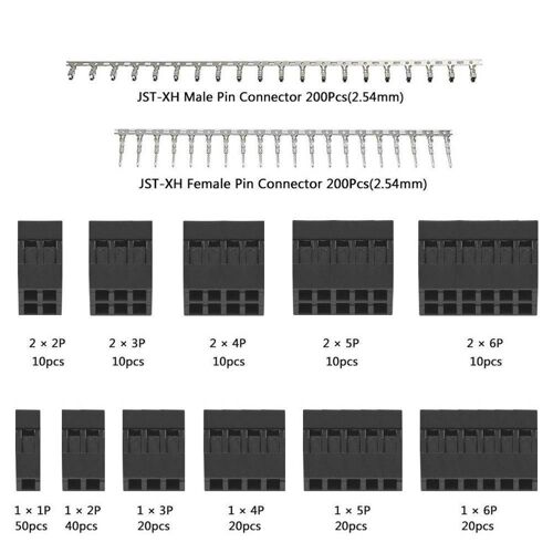 620pcs - SN 28B dupont trousse à outils de sertissage jst xh pince à sertir terminal ferrule sertisseuse fil bornes pince kit outil