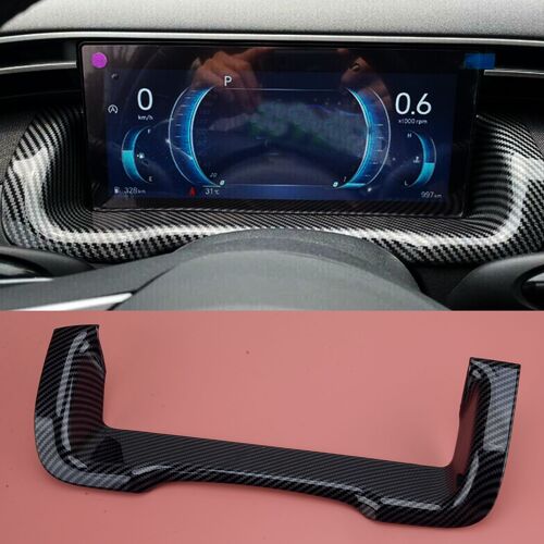 Couverture De Cadre De Tableau De Bord En Fiber De Carbone Abs Adapté À Hyundai Santa Cruz 2022 ¿ 2023
