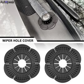 Bras D'essuie-Glace De Voiture Universel, Couvercle De Protection De Trou Astronomique, Couvercle Anti-Poussière D'essuie-Glace, Capuchon En Silicone, Accessoires De Voiture Anti-Saleté, 2 Pièces