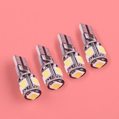 Eyebloguid Ampoule Antibrouillard Pour Mercedes Benz W204 C300 C350 C63 Jas T10-5050 5-Smd 4 Pièces 12v Led W5w Lumière De Sauna