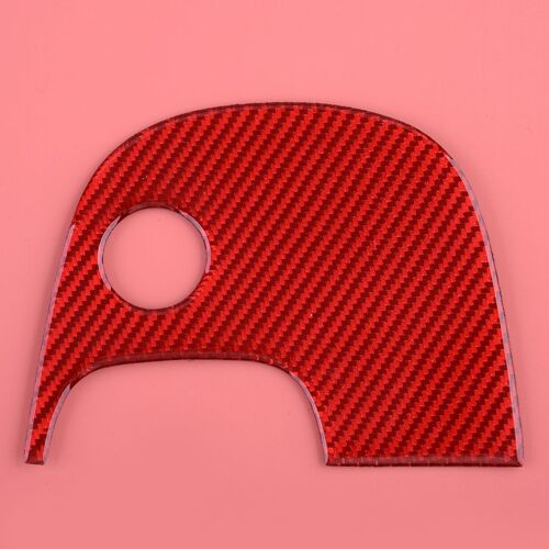 Couvercle De Panneau De Changement De Vitesse Intérieur, Garniture En Fibre De Carbone Rouge, Adapté Pour Chevrolet Corvette C5, 1998, 1999, 2000, 2001, 2002, 2003, 2004