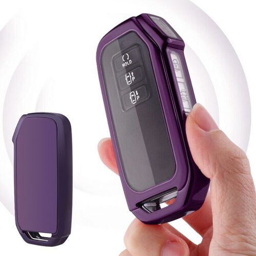 Porte-clefs pour télécommande, étui en TPU violet adapté à Kia Sorento Sportage Soul Telluride K5 2021 2022
