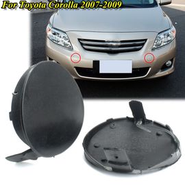 2x Pour Toyota Corolla 2007-2009 Droite Gauche Couvercle De Remorquage De Voiture Crochet Oeil De Remorquage Casquette Sans Amorçage 52127-02910 Pare-Chocs Avant 2008 52128-02910