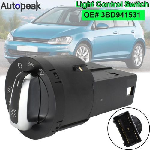 Interrupteur De Commande De Phare De Voiture, Bouton De Lampe Antibrouillard Pour Vw Passat Polo Golf Jetta Beetle Oe #3bd941531/3bd 941 531