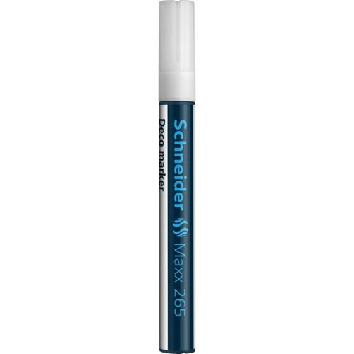 Schneider Marqueur À Craie Maxx 265 Pte Ogive 2-3 Mm Blanc