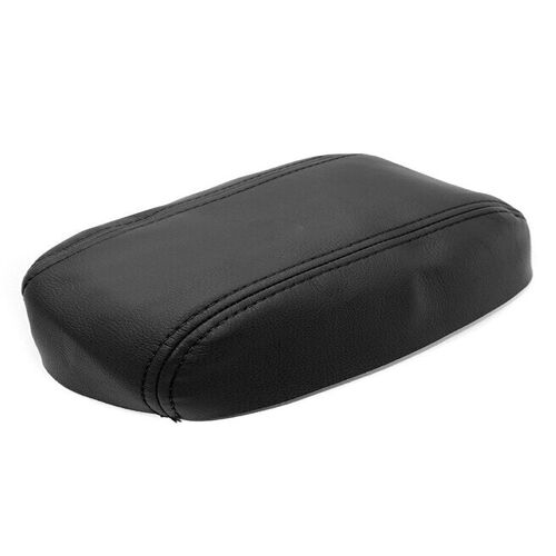 Juste De Couvercle D'accoudoir De Console Centrale En Cuir Microcarence Noir Pour Voiture, Adaptée À Honda Civic 1996-2000, Étanche, Anti-Taches, Durable