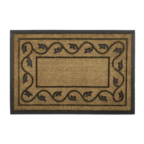 Relaxdays Paillasson Fibres De Coco Rectangle 60 X 90 Cm Tapis De Sol Antidérapant