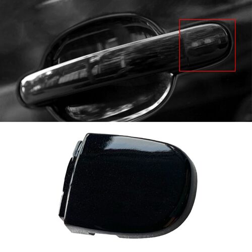 Capuchon De Serrure De Poignée De Porte Avant Gauche, Noir, Adapté Pour Vw Jetta Tiguan Beetle Seat Skoda