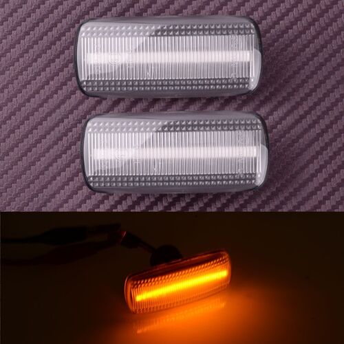 1 Paire De Feux De Clignotant Led Ambre 68042140aa, Marqueur Latéral De Garde-Boue, Adapté Pour Dodge Ram 2500 3500 Dual 2010 ¿ 2018