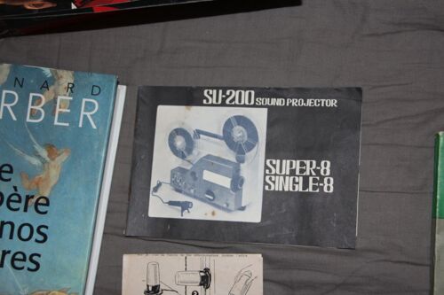 Mode Enploi Manuel Notice Projecteur Sonsore Super 8 Su-200