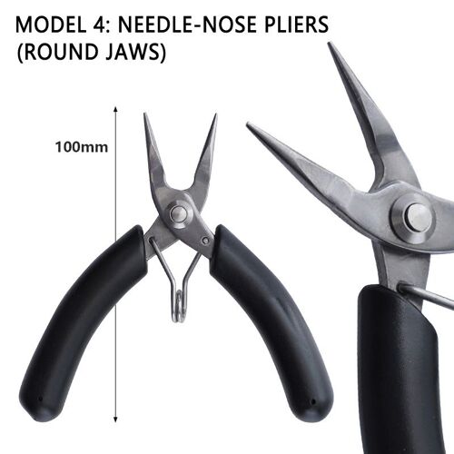 4 Pouces - Mini coupe câble électrique en acier inoxydable, pince coupante diagonale pour fil'électricien, cisailles latérales