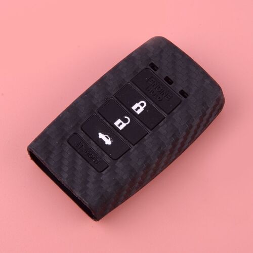 Housse De Protection Pour Clé Télécommande À 5 Boutons, Étui Noir En Fiber De Carbone, En Silicone, Adapté Pour Acura Mdx Rdx Nsx
