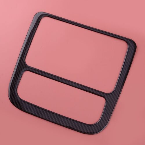 Couverture De Panneau De Commande Ac Cd Central Avant En Fibre De Carbone Pour Voiture, Style Noir, Autocollant De Garniture D'écran De Navigation, Adapté Pour Vw Contrasting Rocco 2009-2016