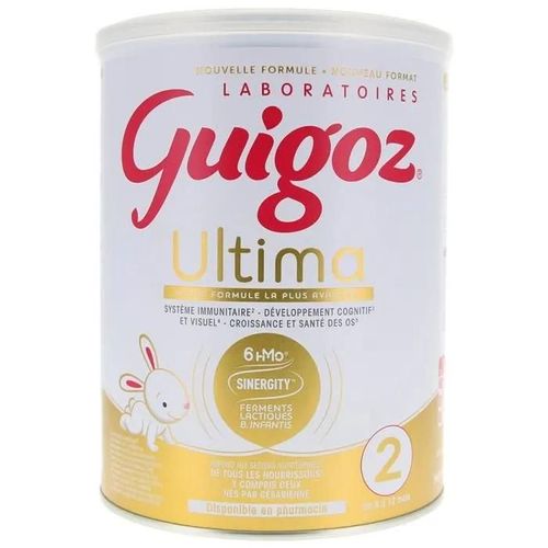 Guigoz Ultima 2 Lait De Suite Sinergity De 6 À 12 Mois 780 G