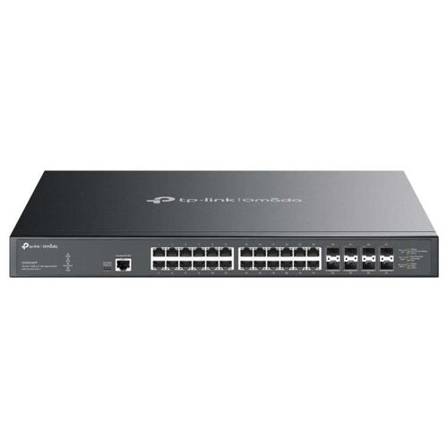 TP-Link Omada SX3832MPP V1 - Commutateur - C2+ - Géré - 24 x 100/1000/2.5G/5G/10GBase-T (PoE++) + 8 x Ethernet 10 Go SFP+ - Montable sur rack - PoE++ (770 W)