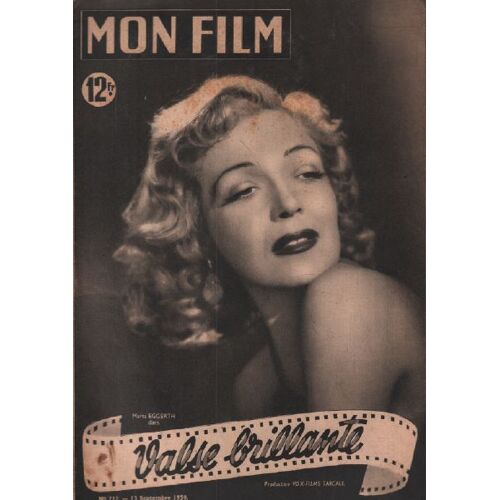 Valse Brillante / Revue Mon Film N° 212 / Marta Eggerth