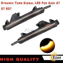 Clignotant Dynamique Led Pour Audi A7 S7 Rs7 4g8 2010 ? 2016, 2 Pièces, Indicateur De Rétroviseur Latéral