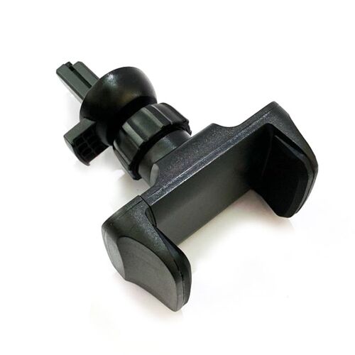 Support Universel De Téléphone Pour Grille D'aération De Voiture, Plastique Abs Noir, Rotatif À 360 °, Support Avec Clip