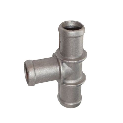 Connecteur De Tuyau De Refroidissement En T, Adaptateur De Raccord, Alliage D'aluminium Argenté, Adapté À La Voiture, 3/4 Po X 3/4 Po X 3/4 Po