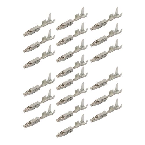 Adaptateur De Connecteur À Broche Pour Micro Minuterie 2, 50 Pièces, Terminal De Prise 22-20awg, Alliage Argent Et Cuivre 969005-2
