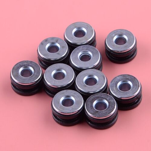 10 ?illets En Caoutchouc Pour Moto M6, Noir, Universel, Pour Boulons, Coussin Antichocs